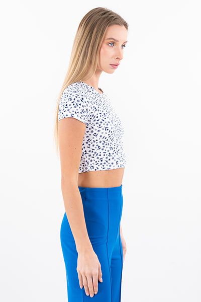 Top flores manga corta sold by Shasa product image thumbnail 3