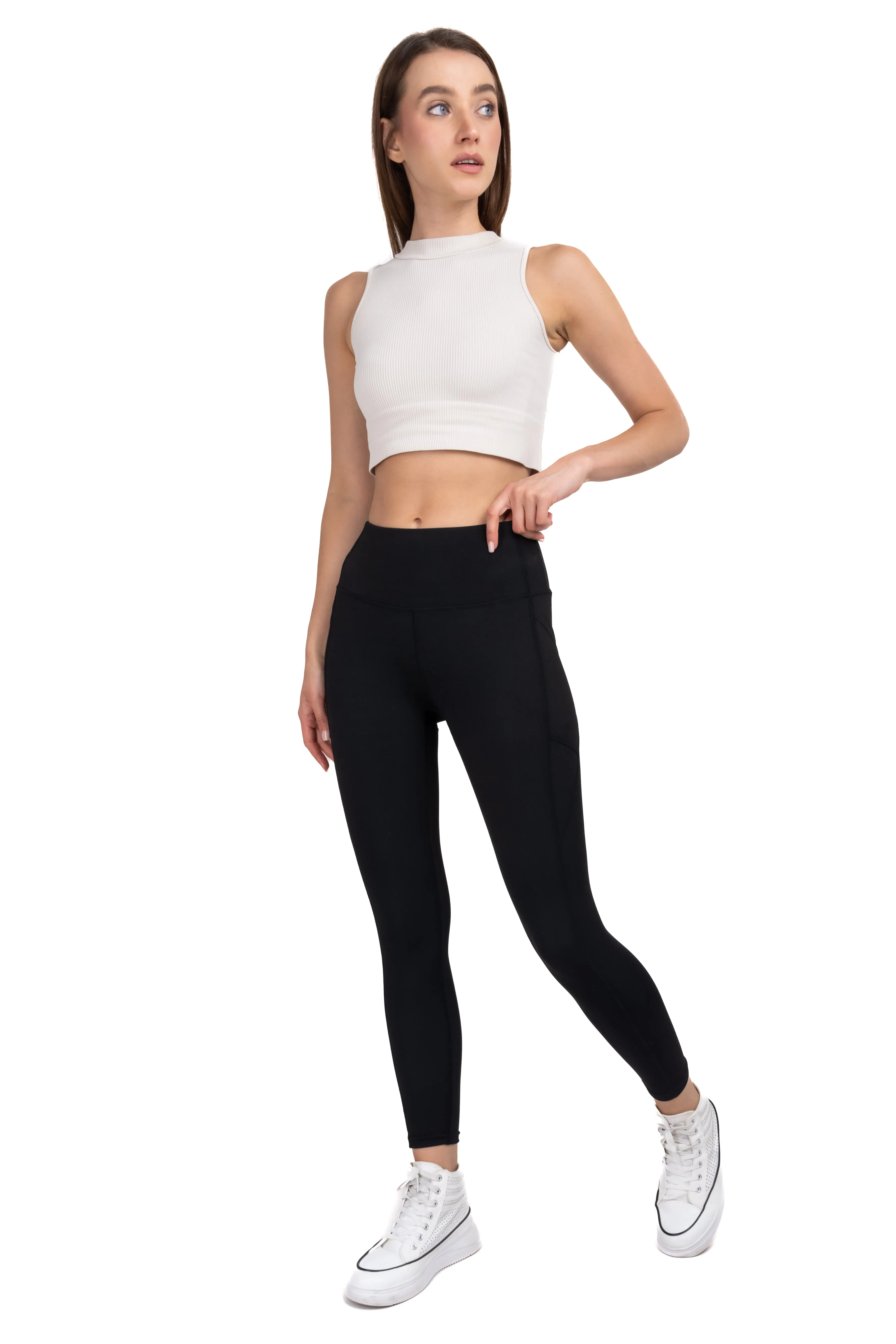 Pantalón monocolor cintura media sold by Shasa product image thumbnail 2