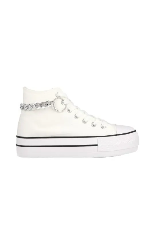 Tenis canvas plataforma cadena sold by Shasa