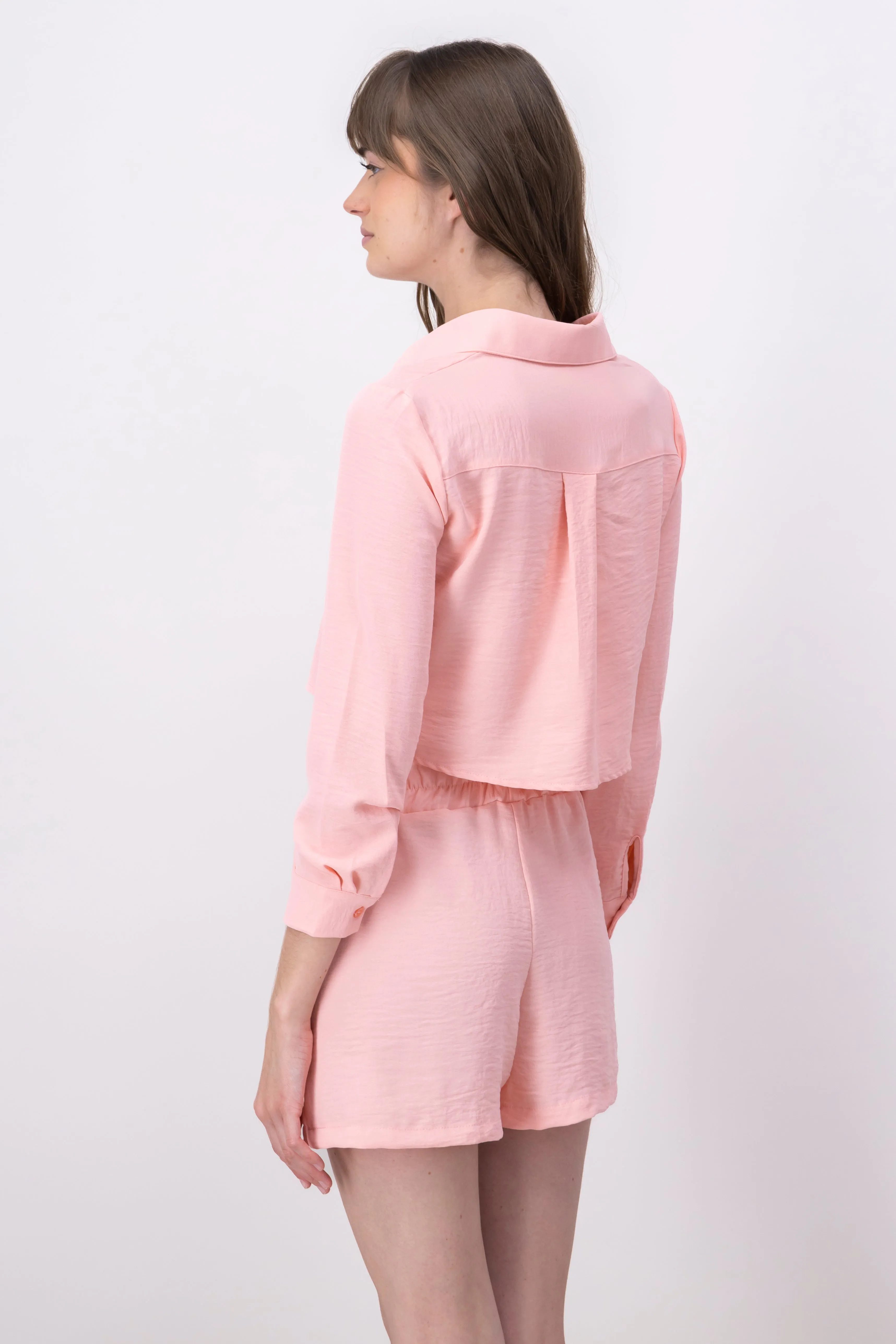 Camisa crop efecto textura sold by Shasa product image thumbnail 4