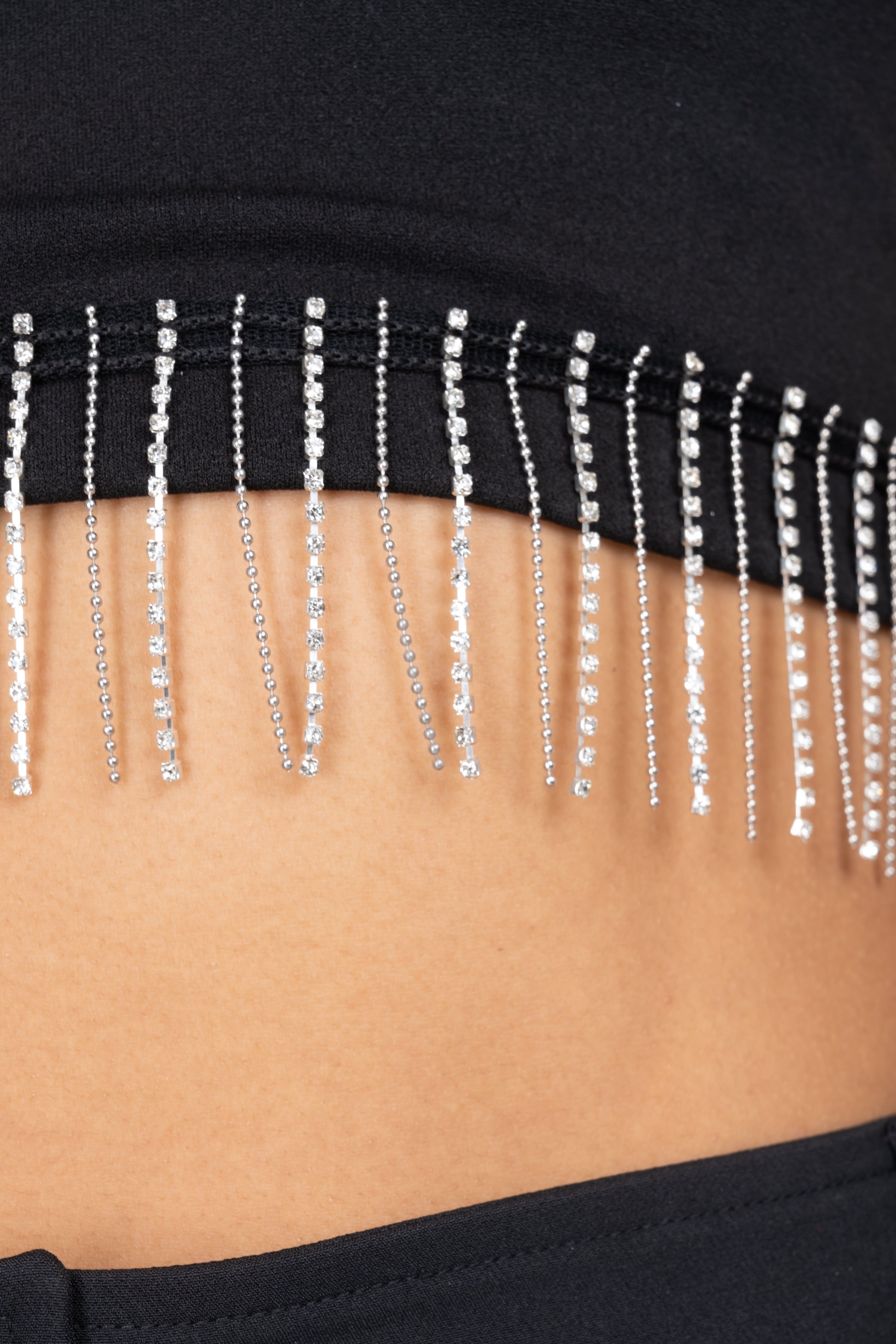 Top crop tirantes flecos brillos sold by Shasa product image thumbnail 5