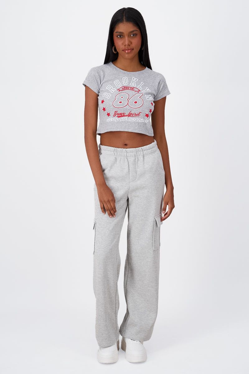 Pants wide leg con bolsas cargo sold by Shasa