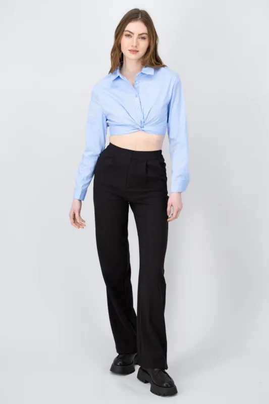 Pantalon Recto Liso Con Pinzas sold by Shasa