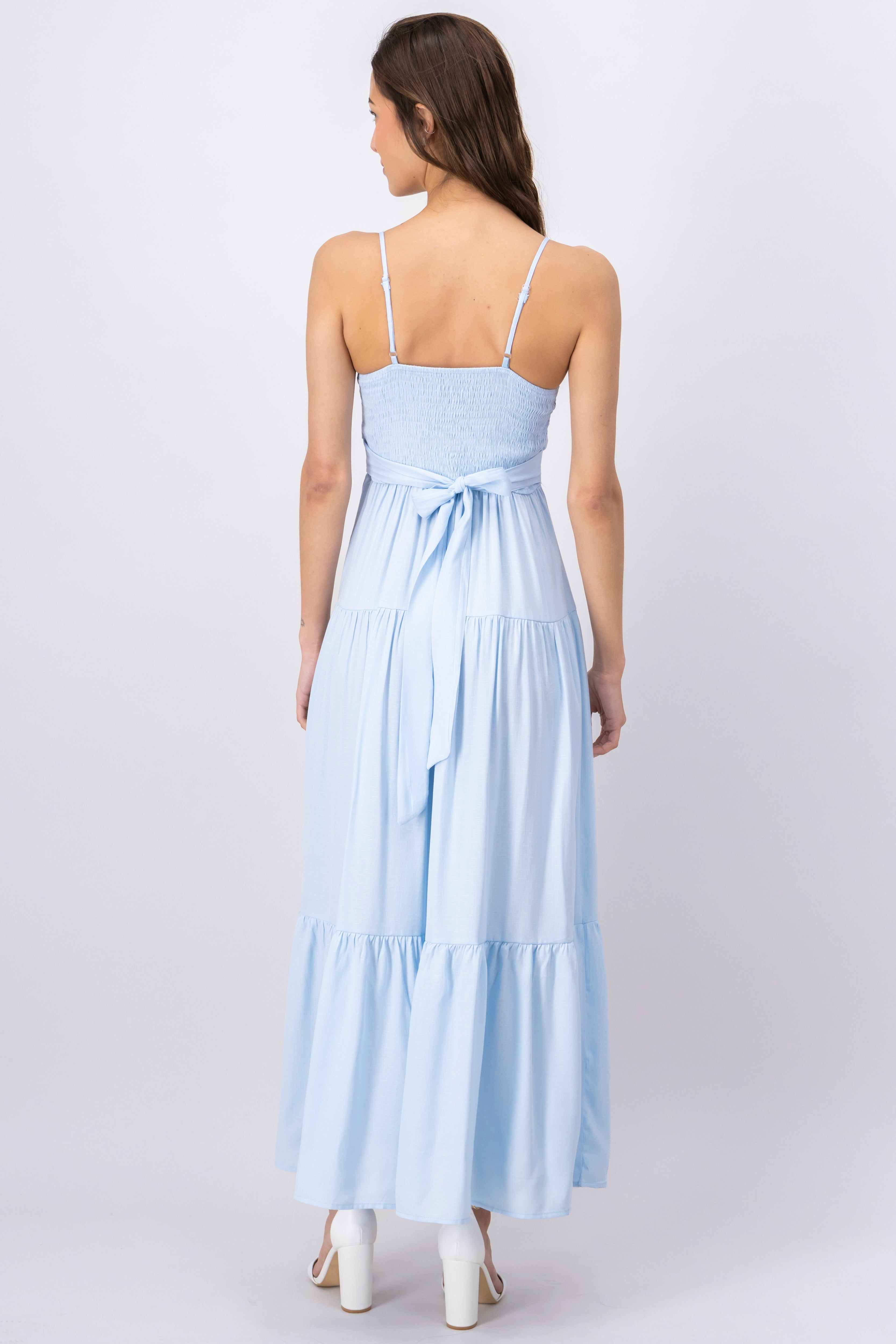 Vestido maxi fluido moño sold by Shasa product image thumbnail 4