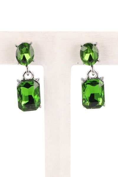 Aretes colgantes piedras cuadradas sold by Shasa product image thumbnail 3