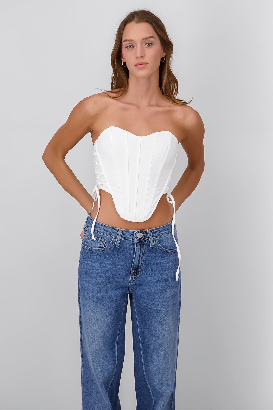 Top corset lace up sold by Shasa product image thumbnail 2