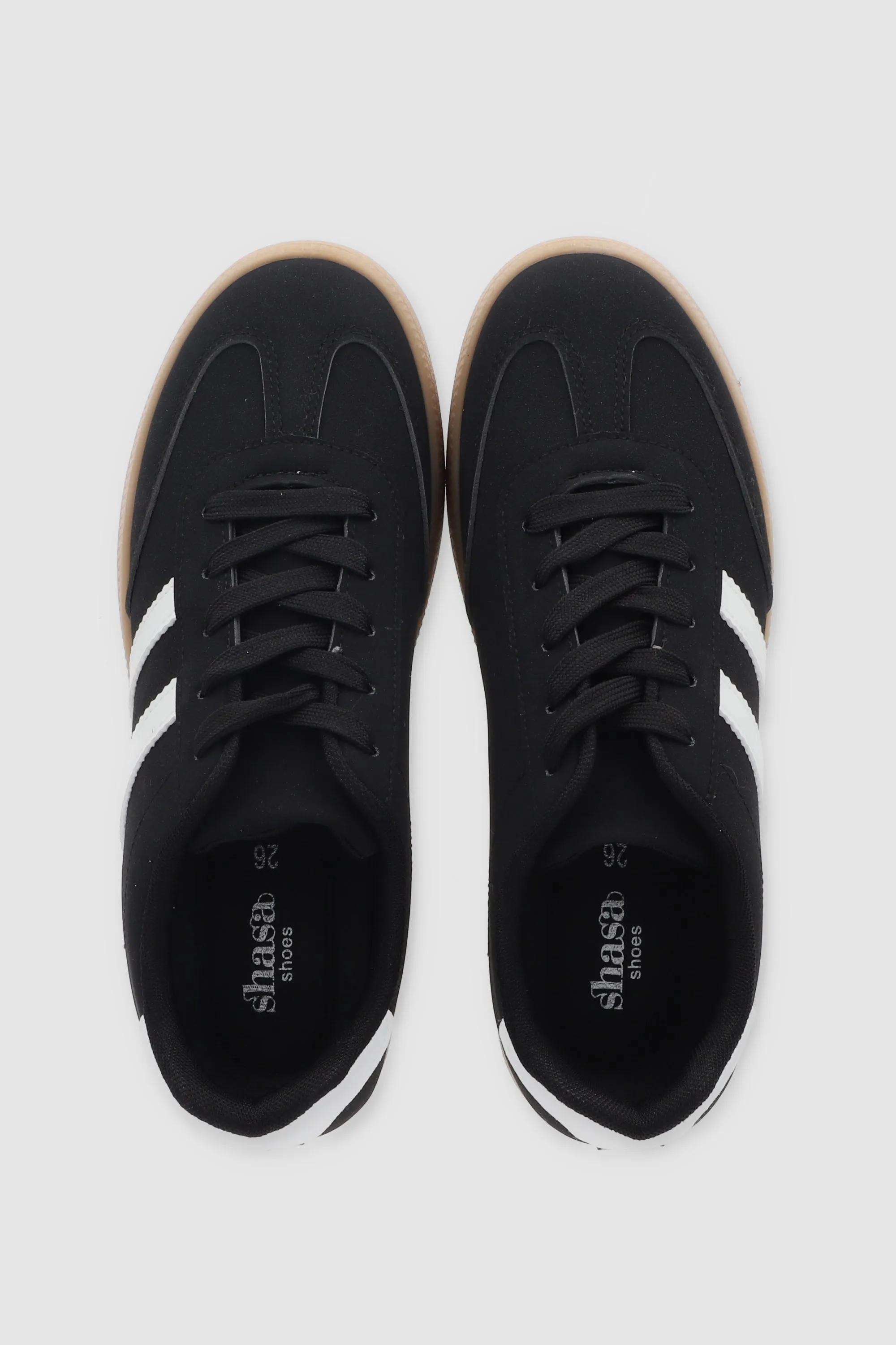 Tenis casual rayas punta suede sold by Shasa product image thumbnail 2