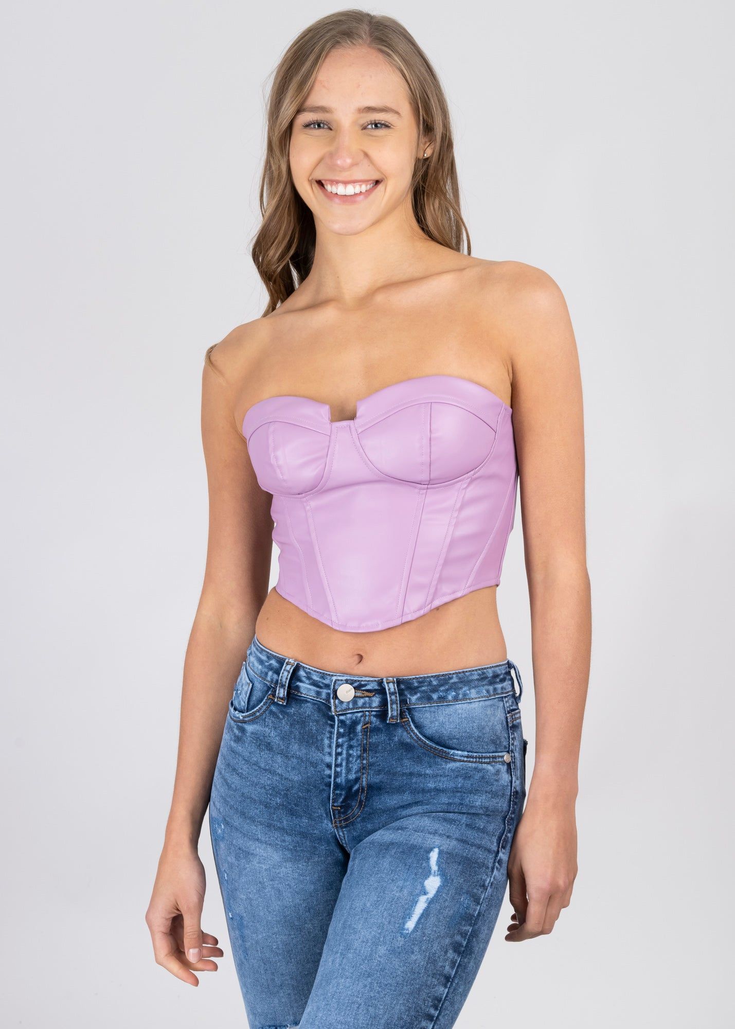 Top corset efecto piel sold by Shasa product image thumbnail 2