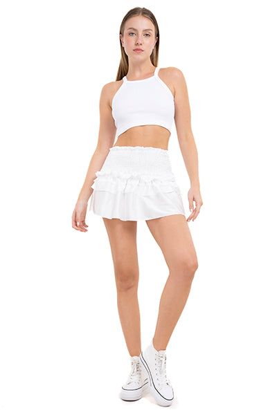 Falda mini fruncida olanes sold by Shasa product image thumbnail 2