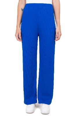 Pantalón straight acanalado liso sold by Shasa