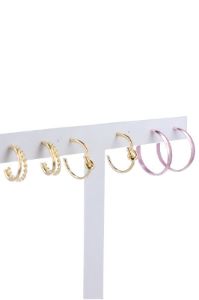 Set 3 pares arracadas nudo sold by Shasa