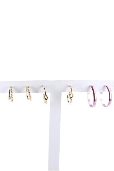 Set 3 pares arracadas nudo sold by Shasa product image thumbnail 3