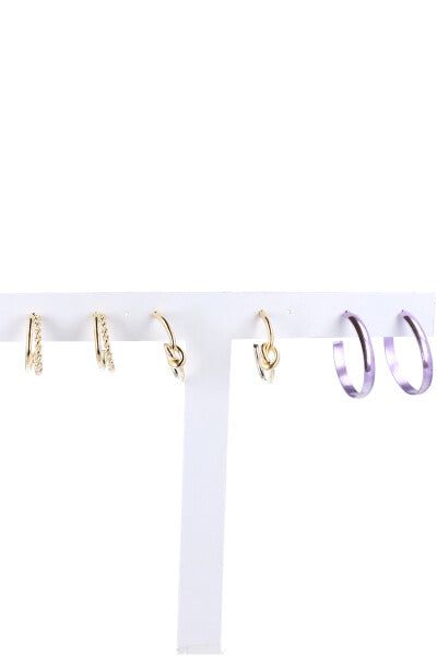 Set 3 pares arracadas nudo sold by Shasa