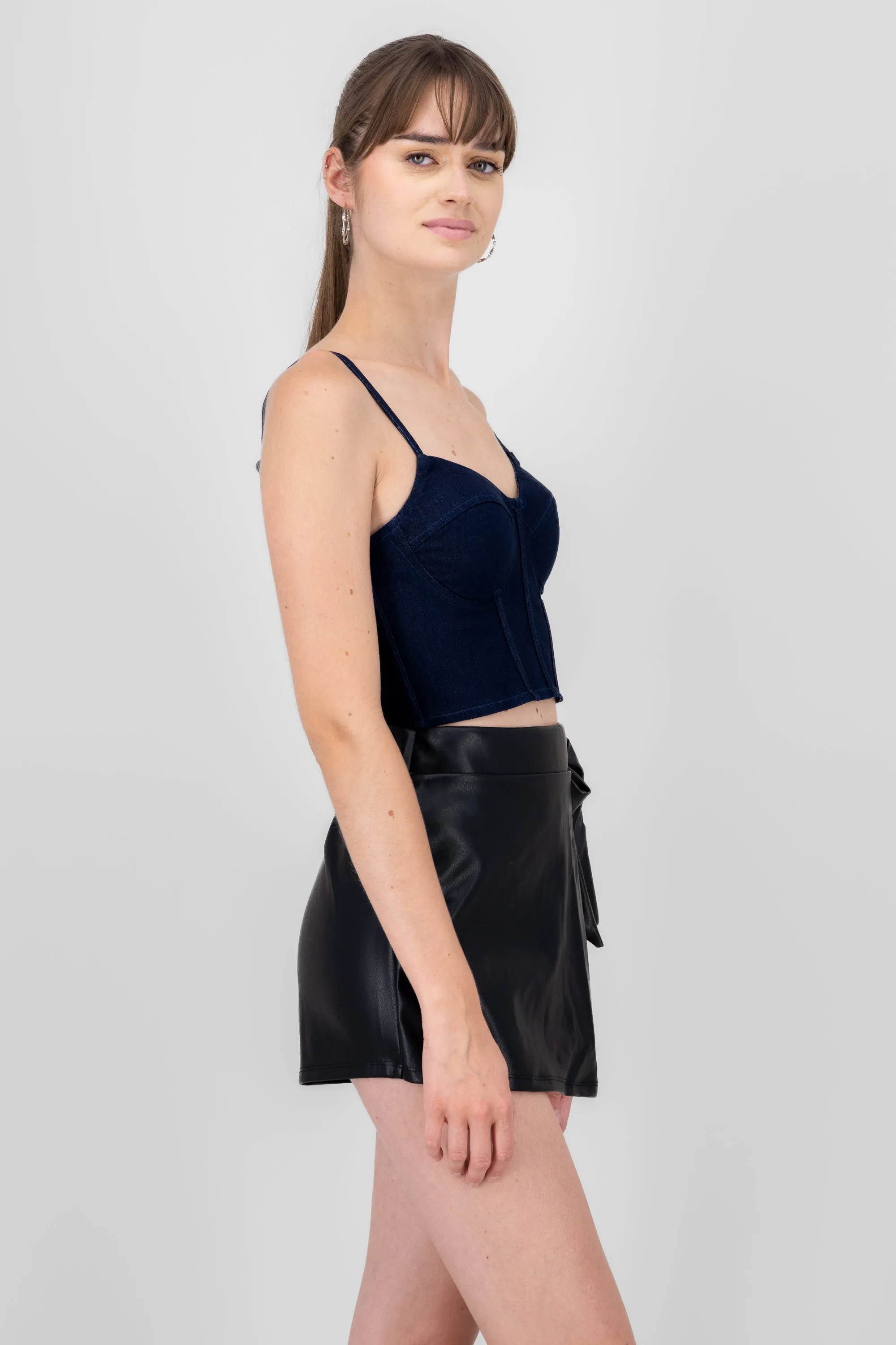 Top Crop Denim Copas sold by Shasa product image thumbnail 3