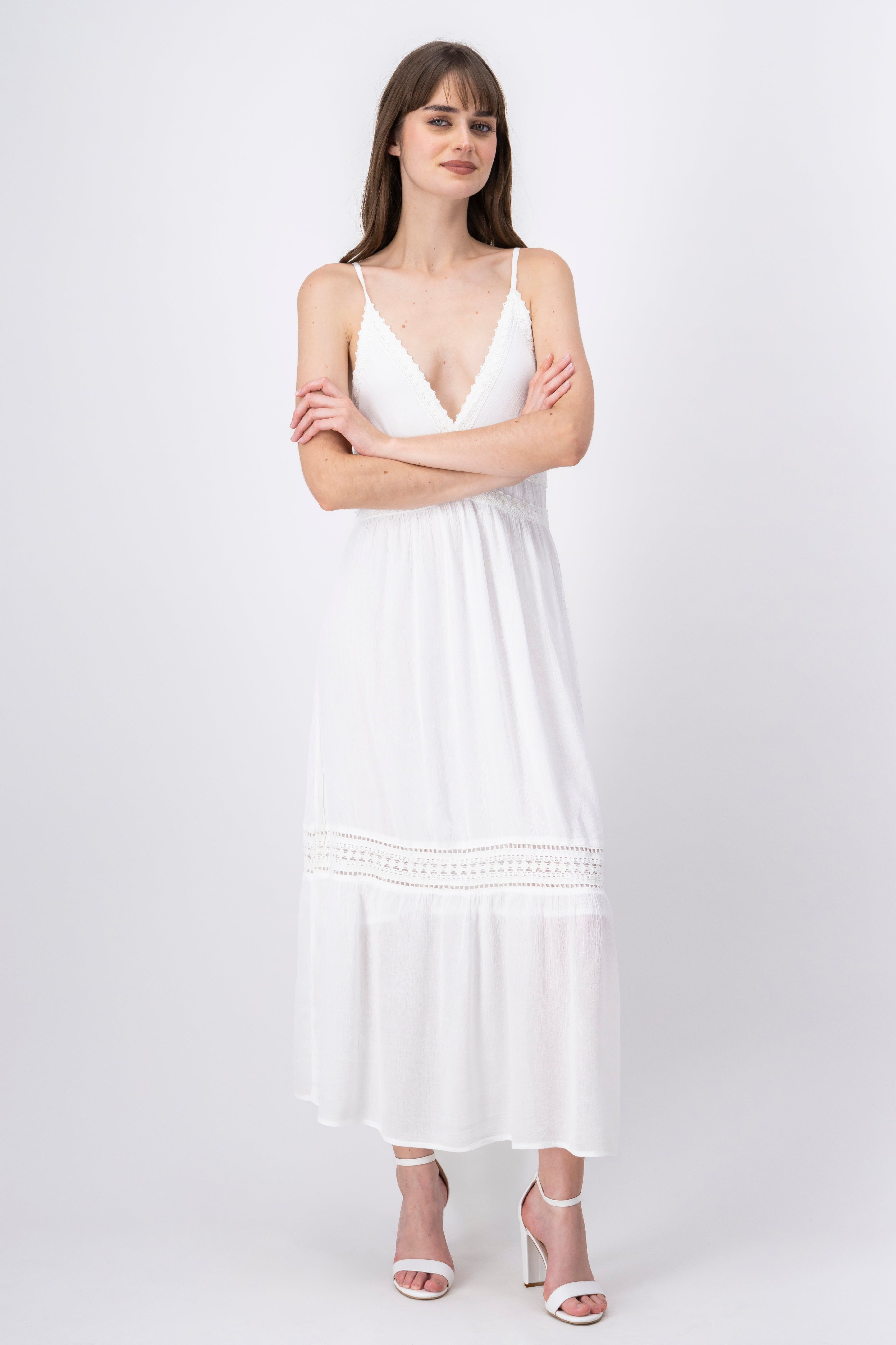 Vestido maxi detalles crochet sold by Shasa product image thumbnail 2