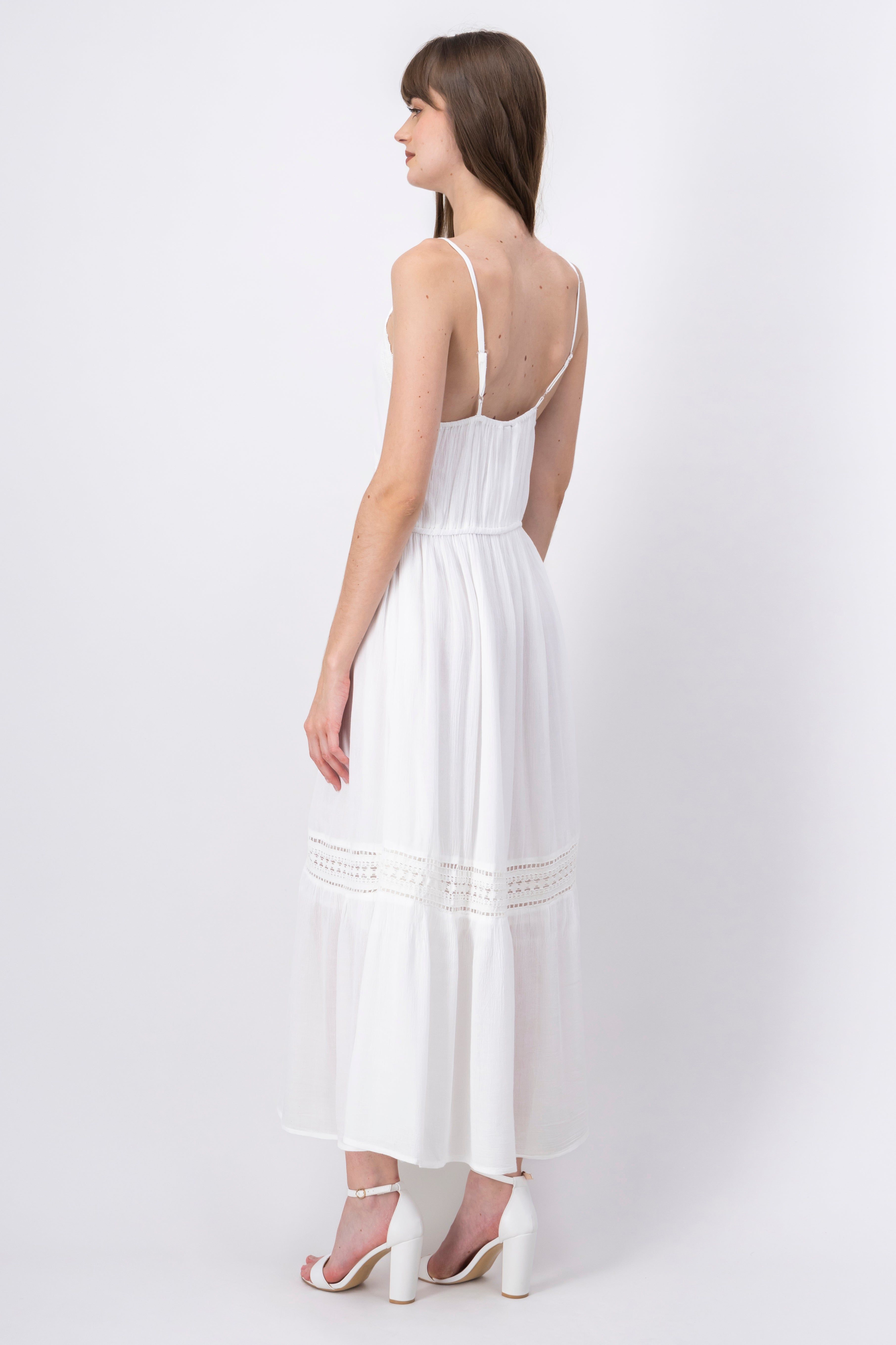 Vestido maxi detalles crochet sold by Shasa product image thumbnail 4