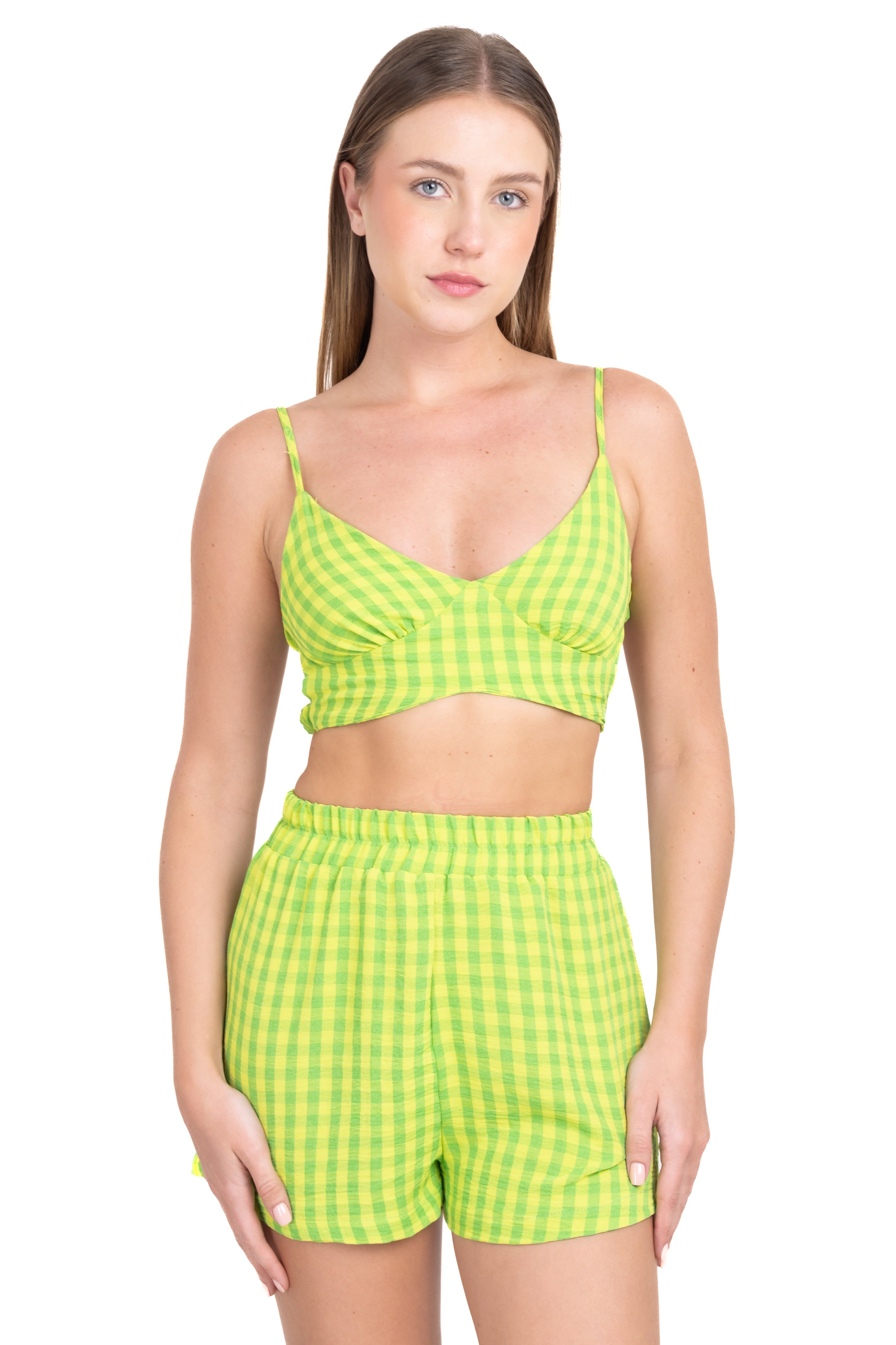 Top tirantes cuadros bicolor sold by Shasa