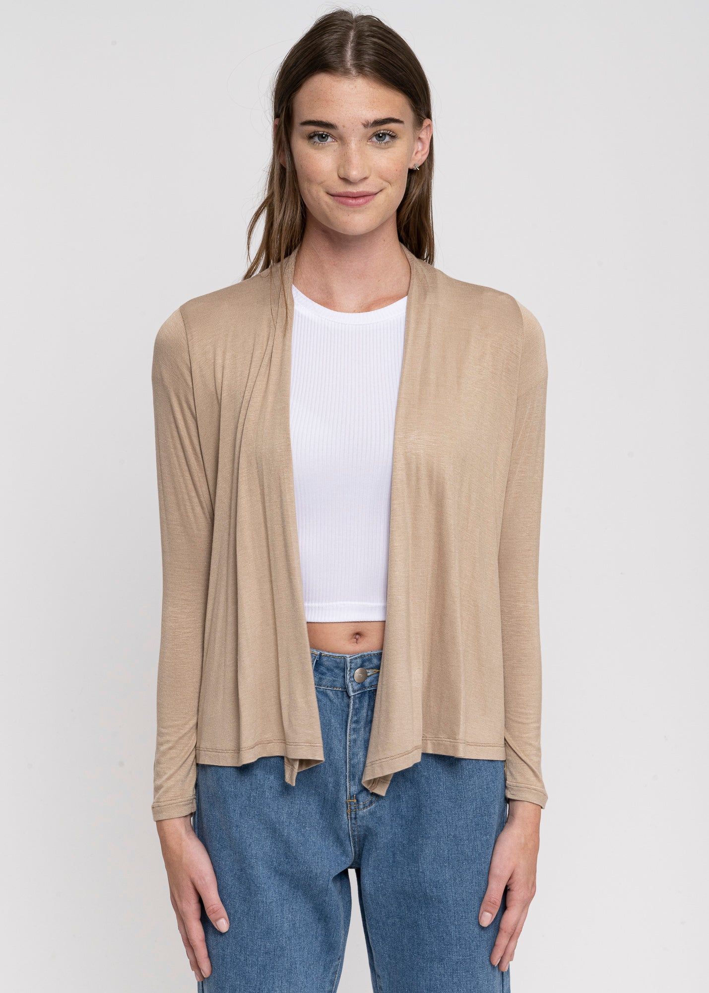 Cárdigan liso caída cascada sold by Shasa product image thumbnail 2