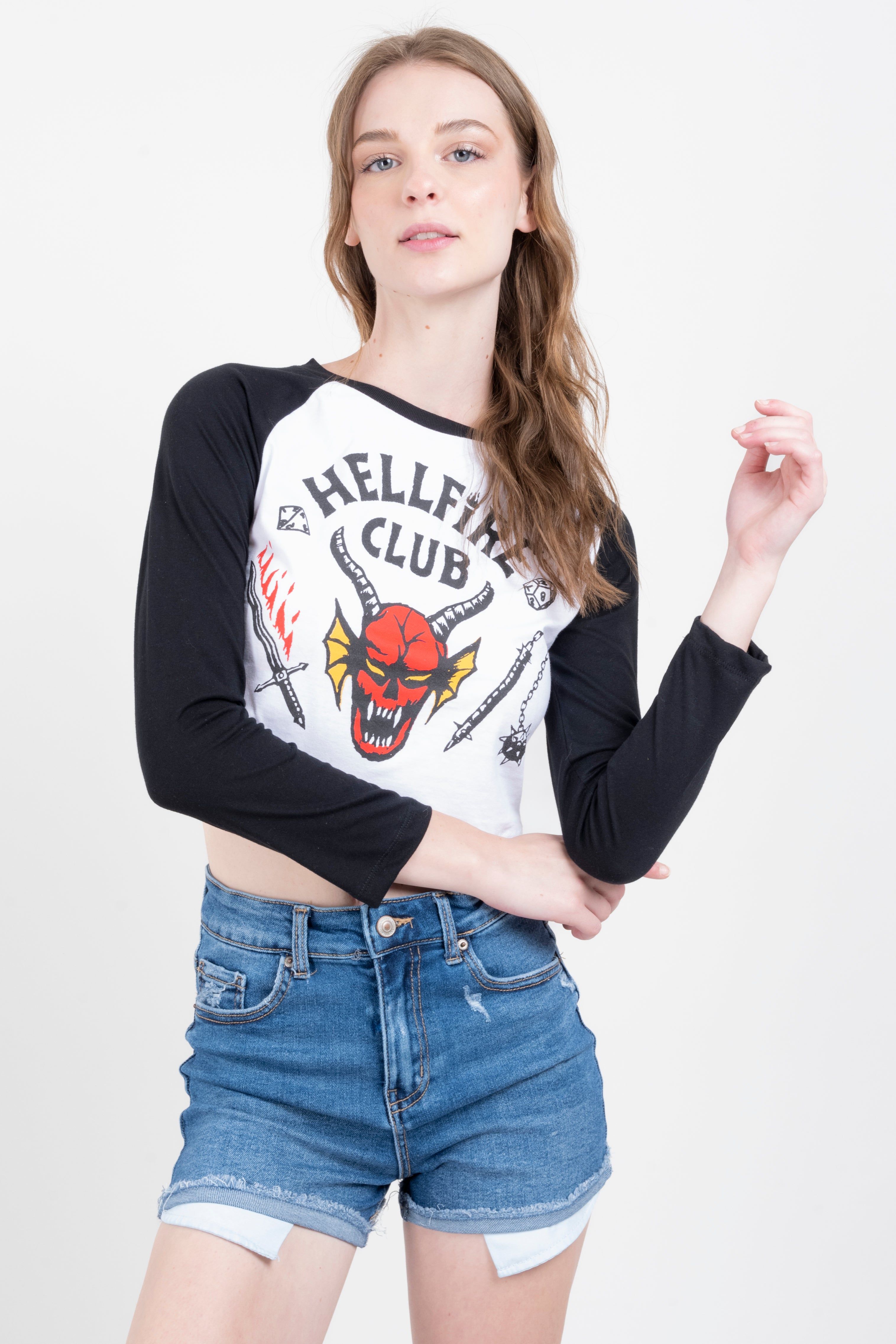 Top crop manga larga Hellfire Club sold by Shasa