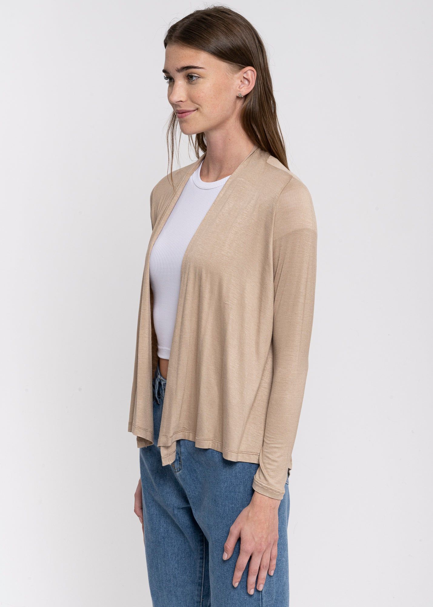 Cárdigan liso caída cascada sold by Shasa product image thumbnail 3