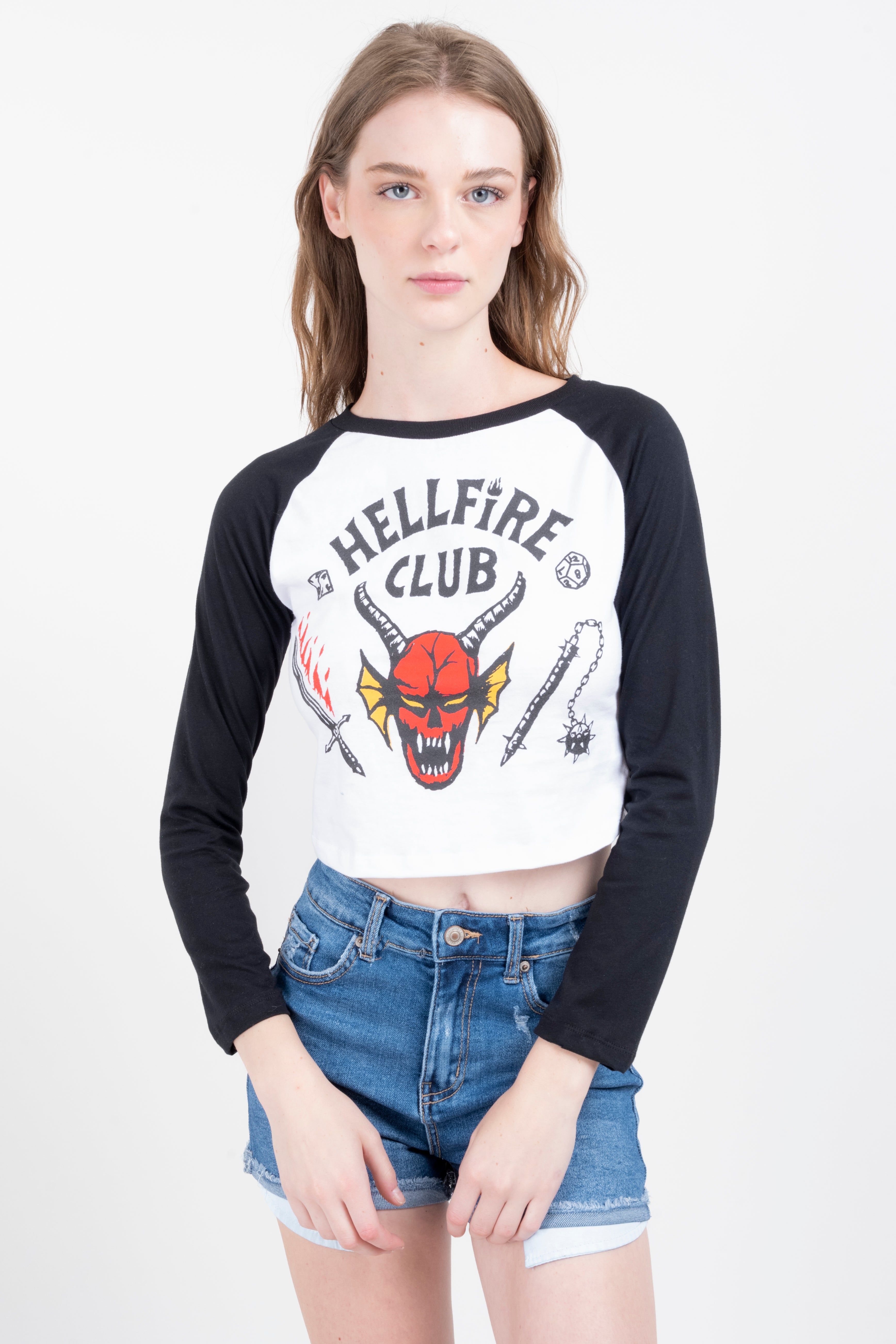 Top crop manga larga Hellfire Club sold by Shasa product image thumbnail 2