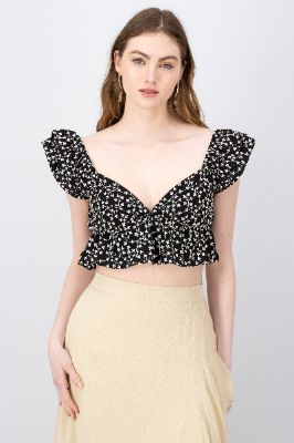 Blusa bordada con copas sold by Shasa