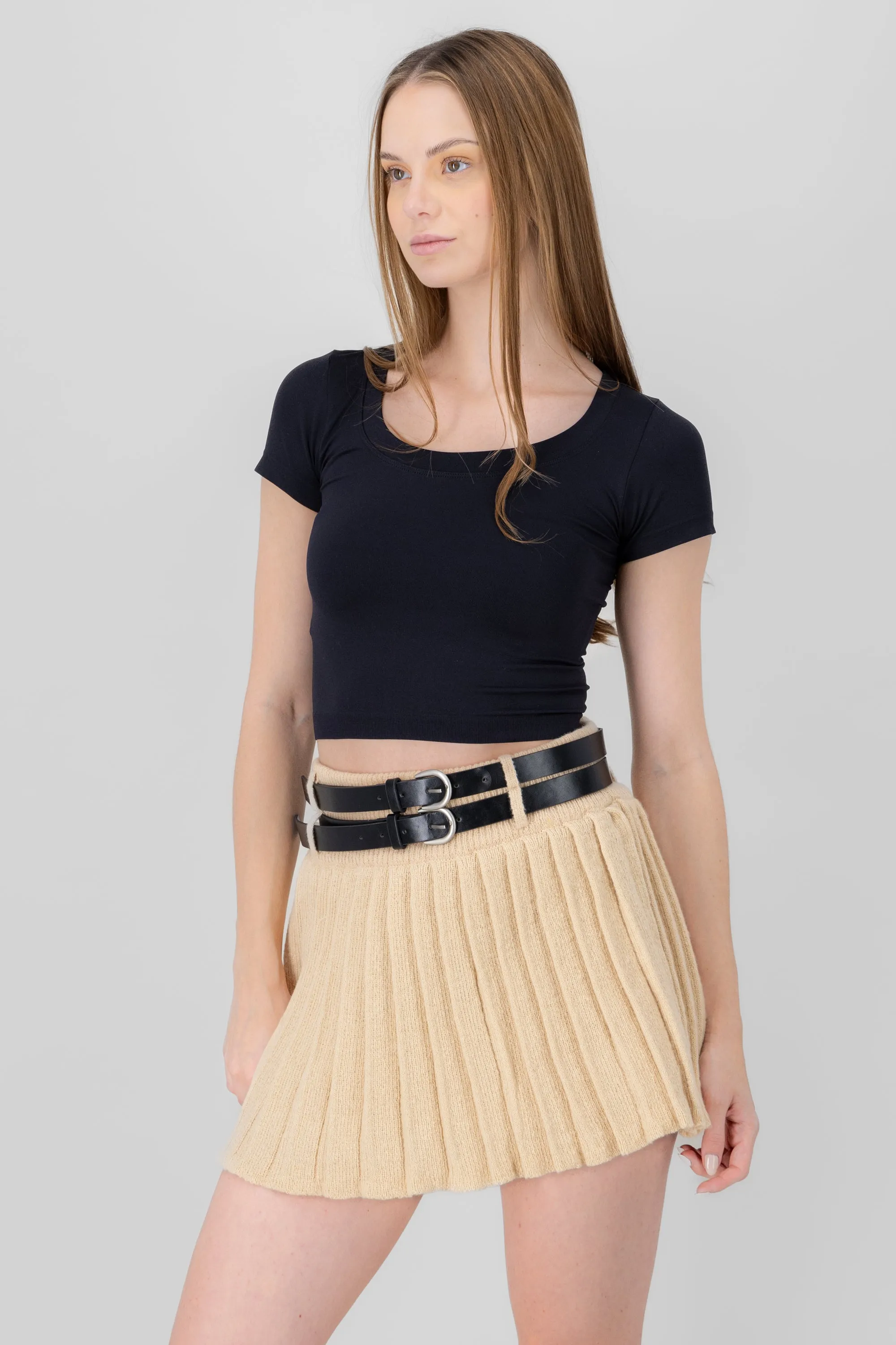 Top liso corto manga corta sold by Shasa product image thumbnail 3