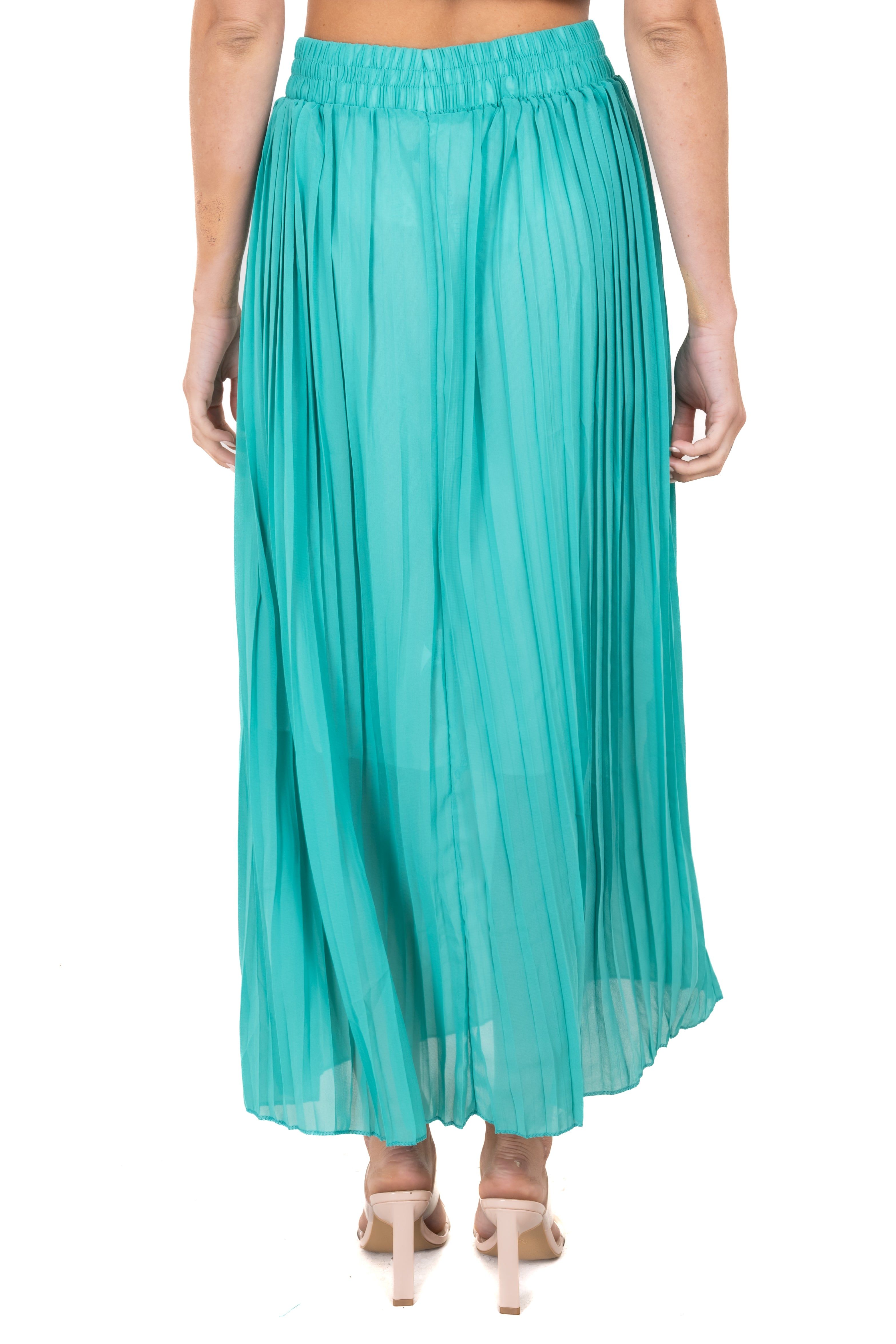 Falda midi tableada mesh sold by Shasa product image thumbnail 4