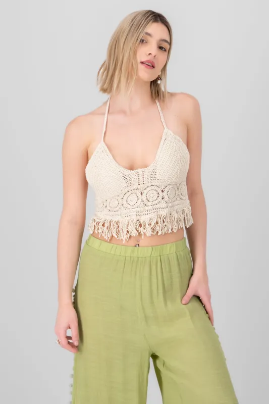 Crop top crochet sold by Shasa