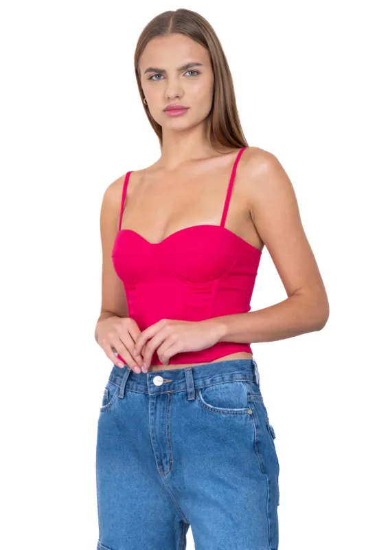 Corset liso copas tirantes sold by Shasa