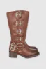BOTA MOTERA 6 HEBILLAS TIRAS ARO sold by Shasa