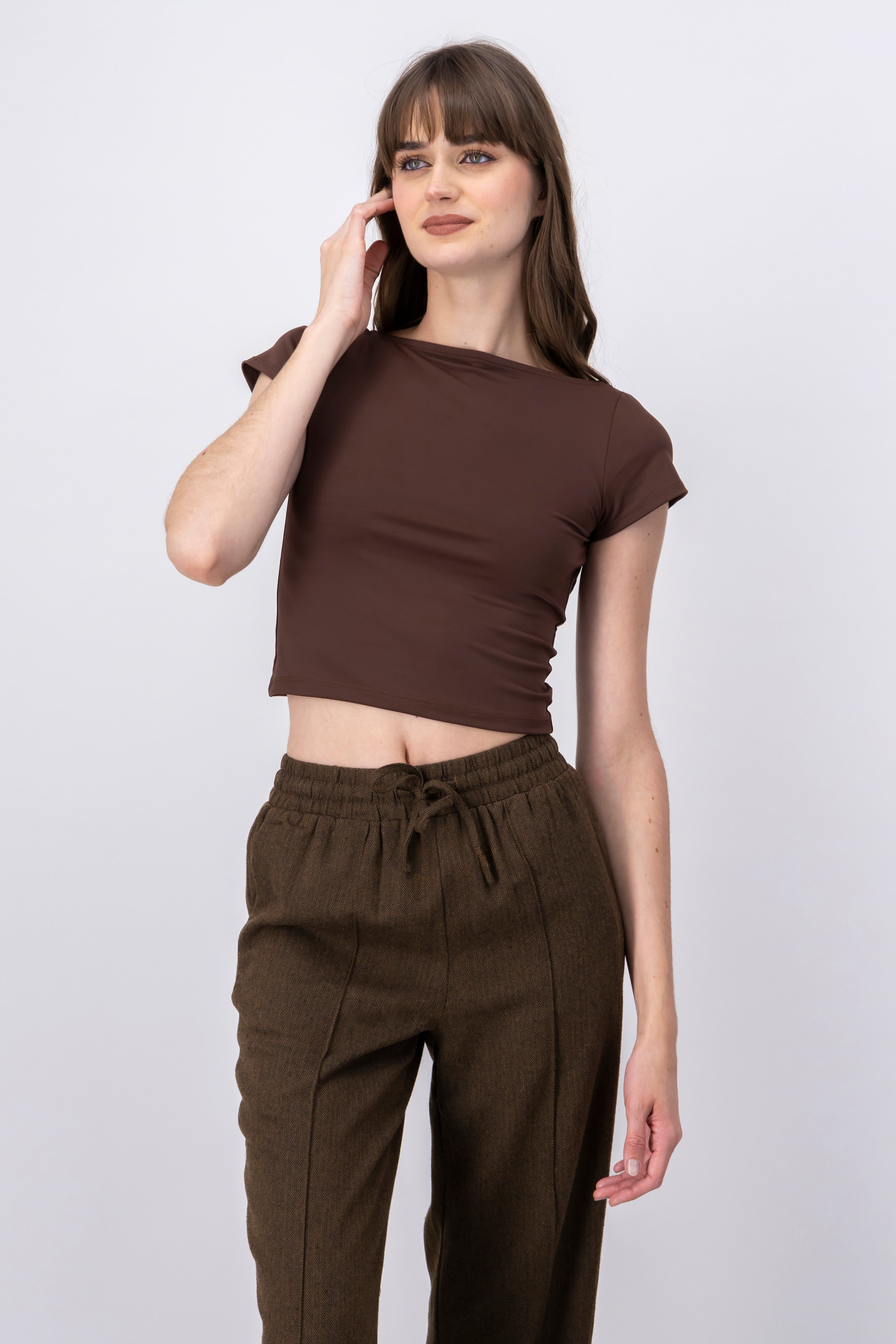 Top manga corta liso sold by Shasa