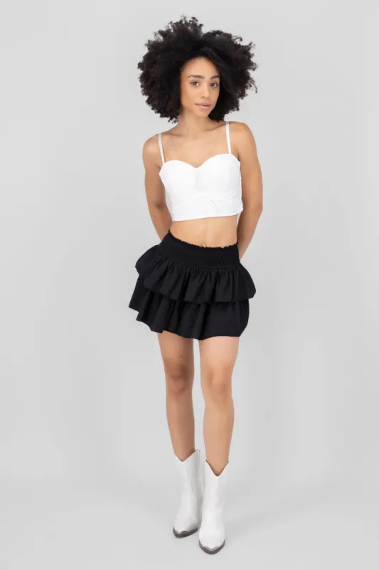 Mini falda olanes smock sold by Shasa