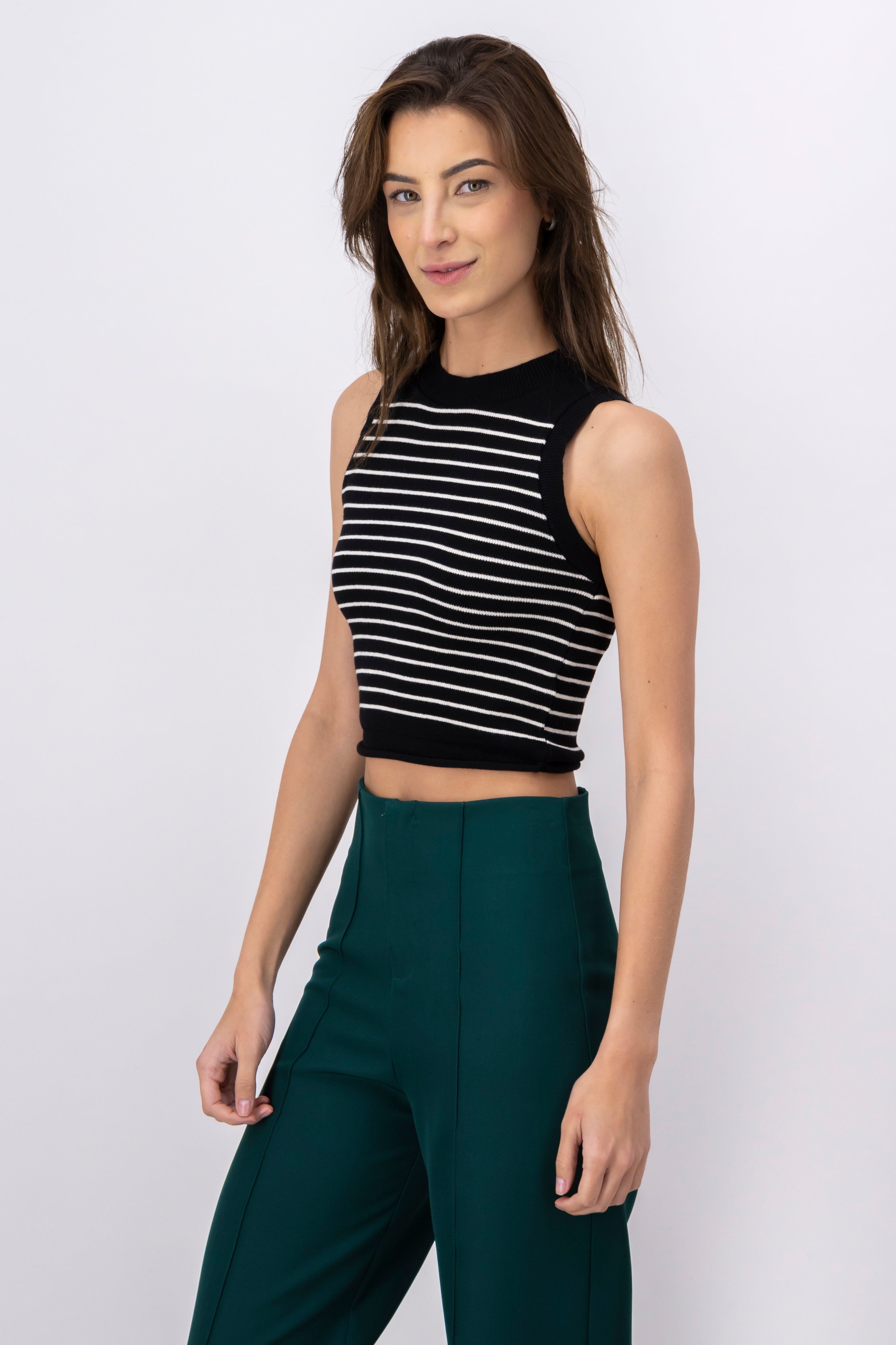 Top Sin Maga Rayas Hypsters sold by Shasa product image thumbnail 3