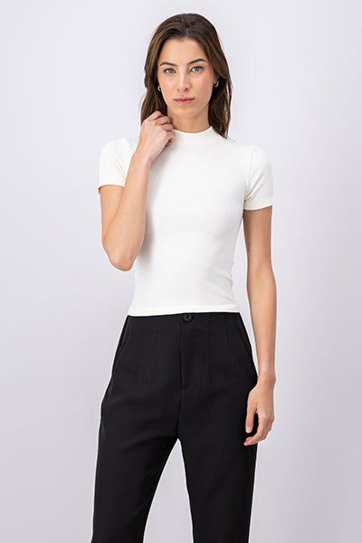 Top acanalado cuello alto sold by Shasa product image thumbnail 5