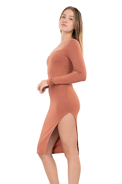 Vestido manga larga abertura sold by Shasa product image thumbnail 3