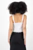 Top de lace up con encaje sold by Shasa
