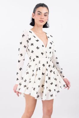 Vestido mini mesh mariposas sold by Shasa