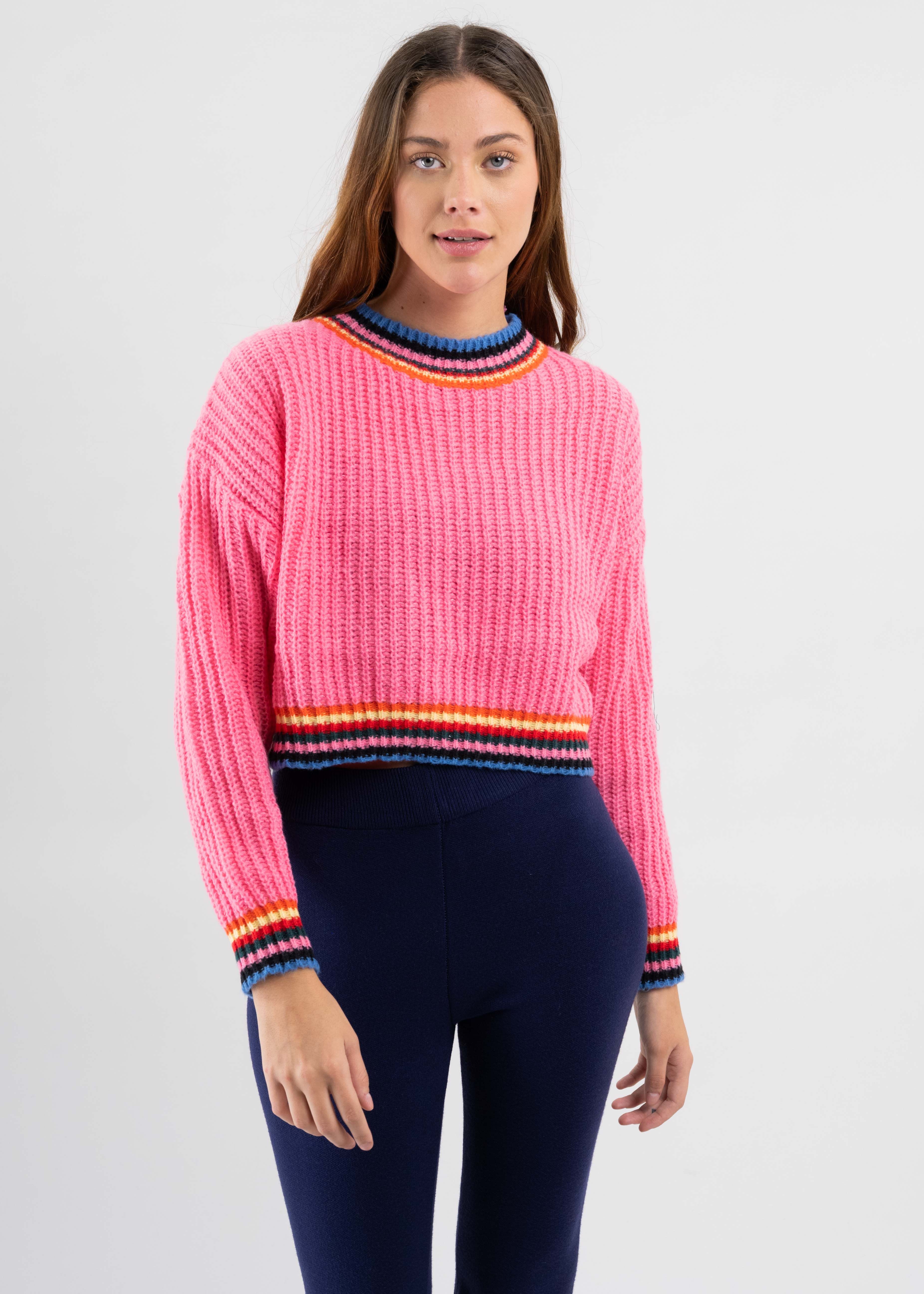 Suéter tejido bordes multicolor sold by Shasa product image thumbnail 4