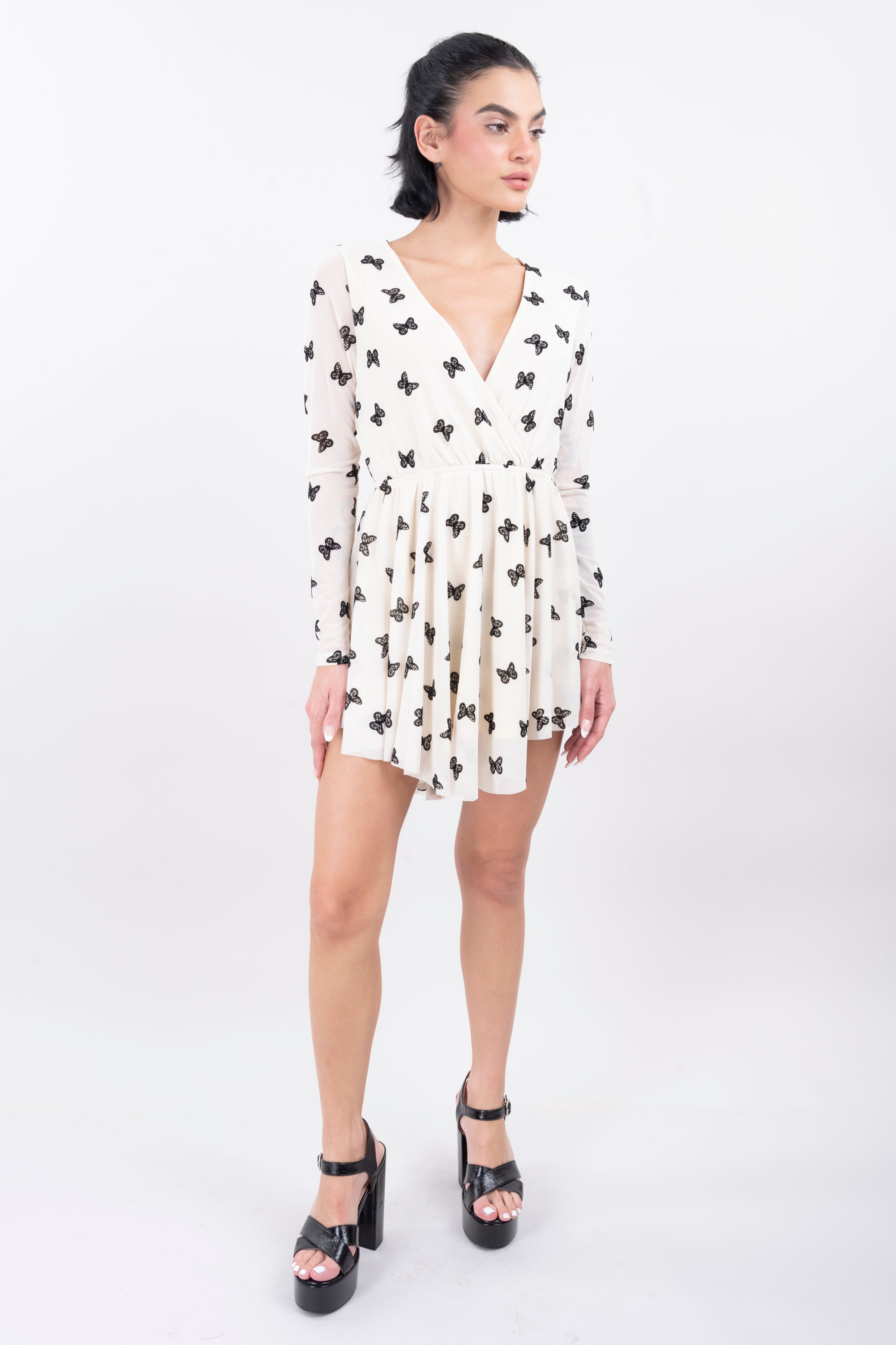 Vestido mini mesh mariposas sold by Shasa product image thumbnail 2