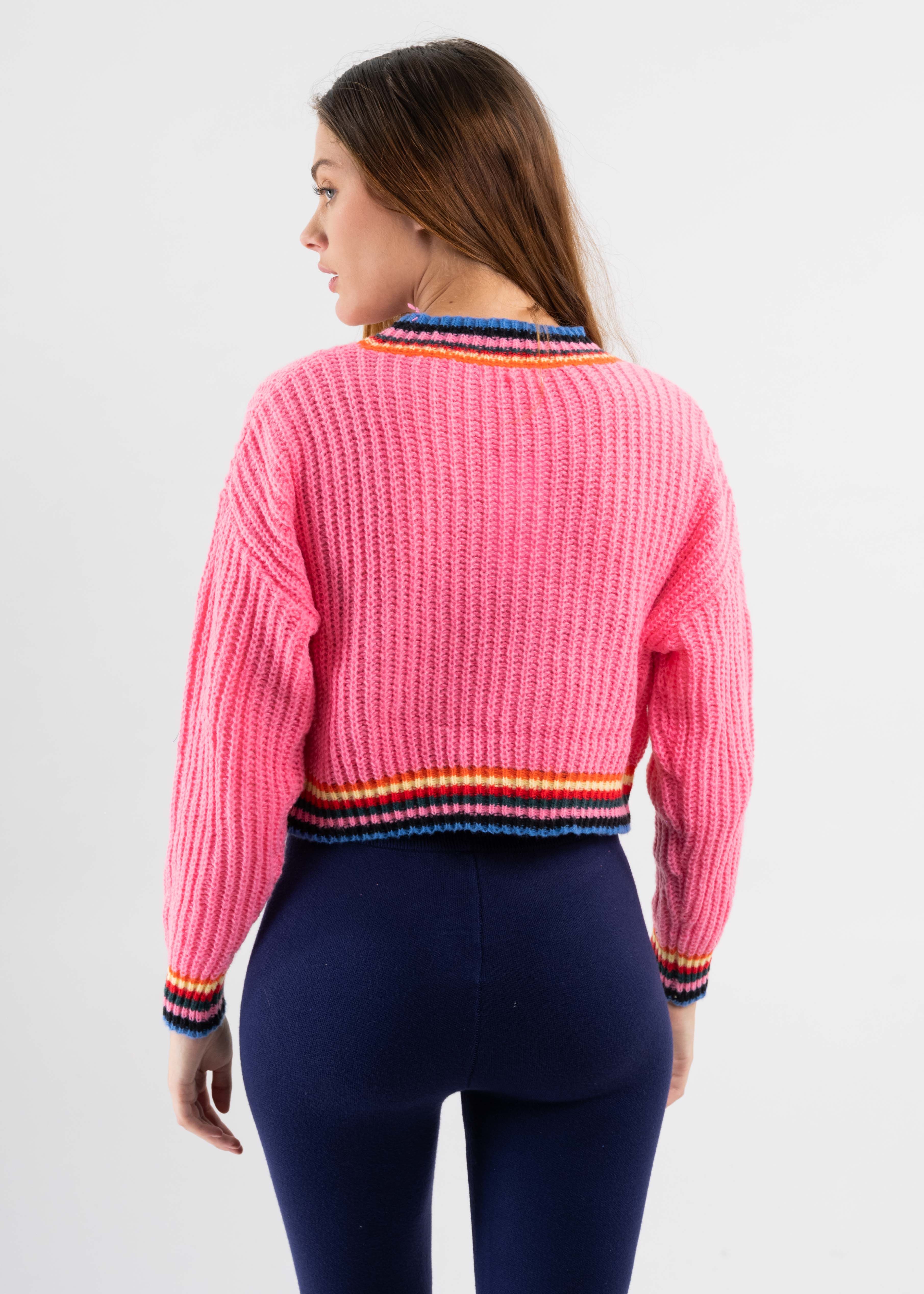 Suéter tejido bordes multicolor sold by Shasa product image thumbnail 3