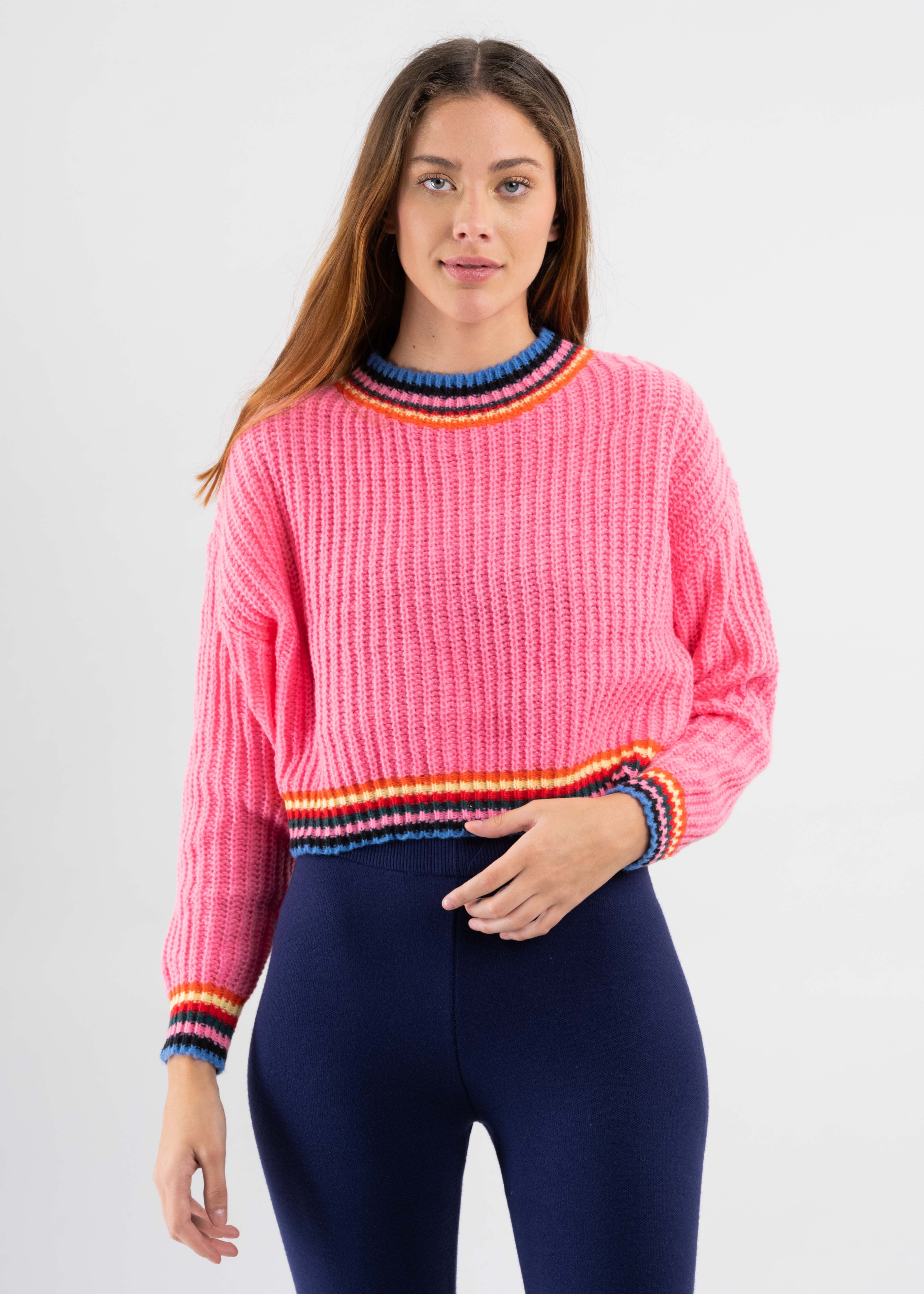 Suéter tejido bordes multicolor sold by Shasa product image thumbnail 5