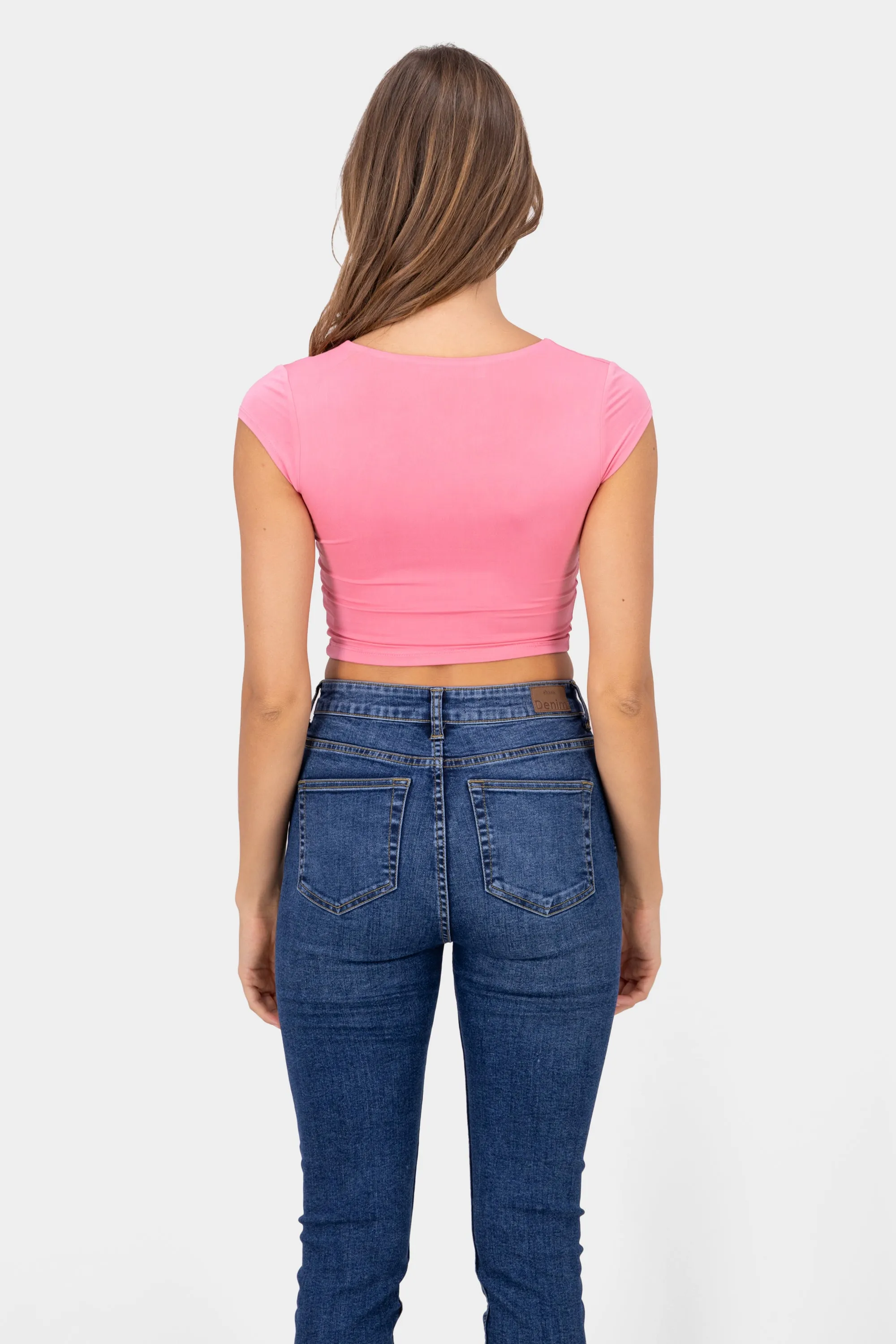 Playera crop escote cuadrado sold by Shasa product image thumbnail 4