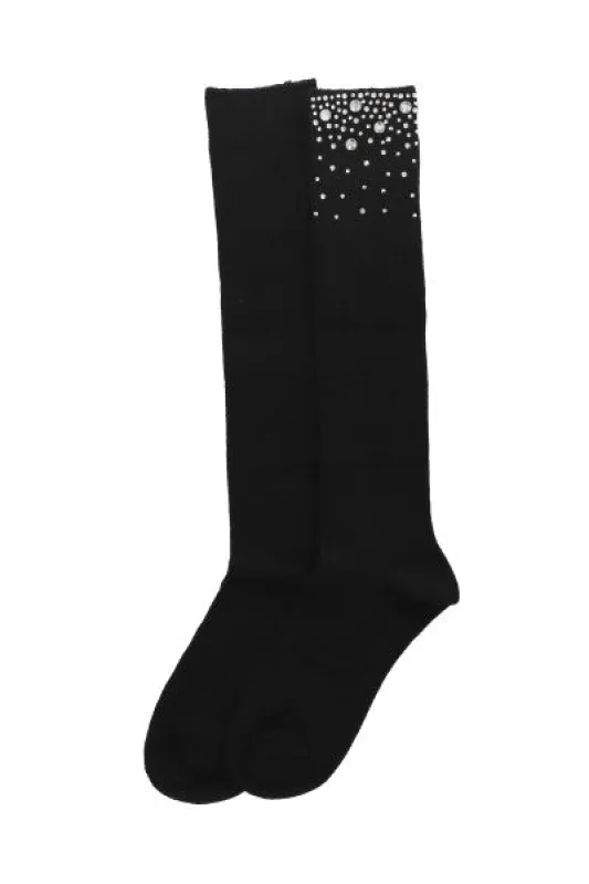 Calcetas aplicaciones brillos sold by Shasa