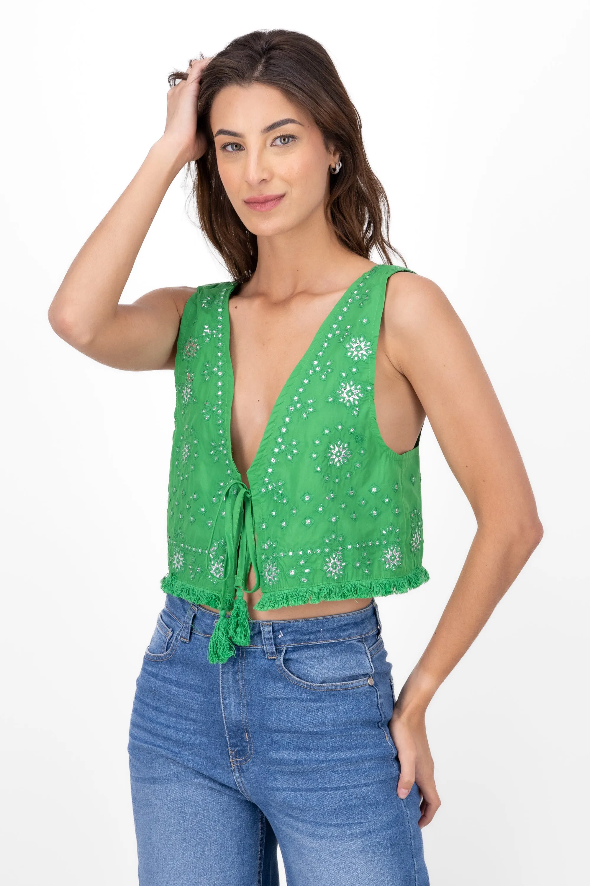 Blusa bordado sin mangas sold by Shasa product image thumbnail 2