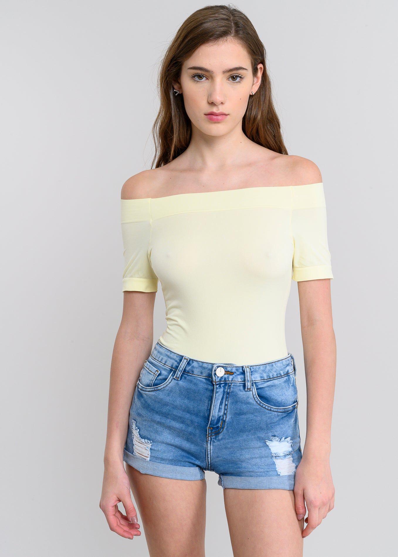 Bodysuit liso hombro descubierto sold by Shasa product image thumbnail 2