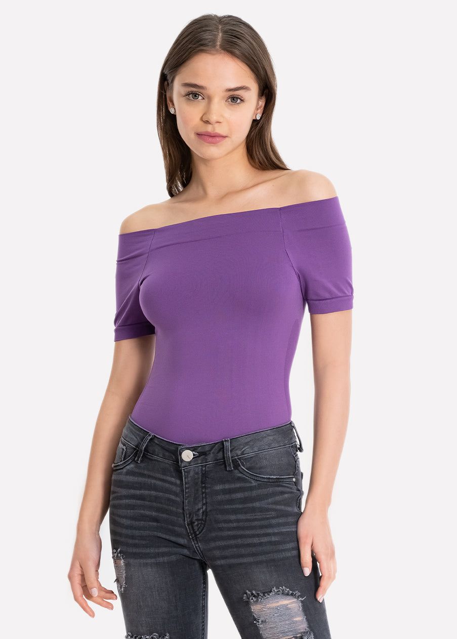 Bodysuit liso hombro descubierto sold by Shasa product image thumbnail 5