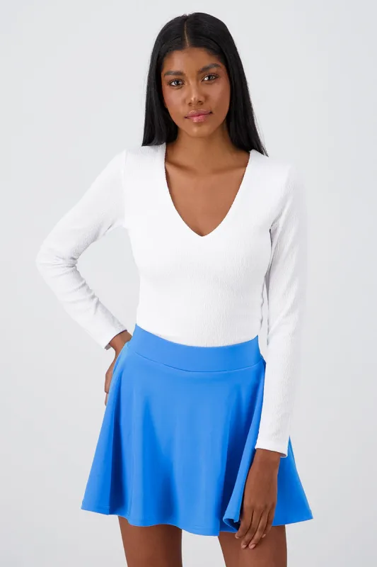 Body Liso Manga Larga Escote En V made by Shasa