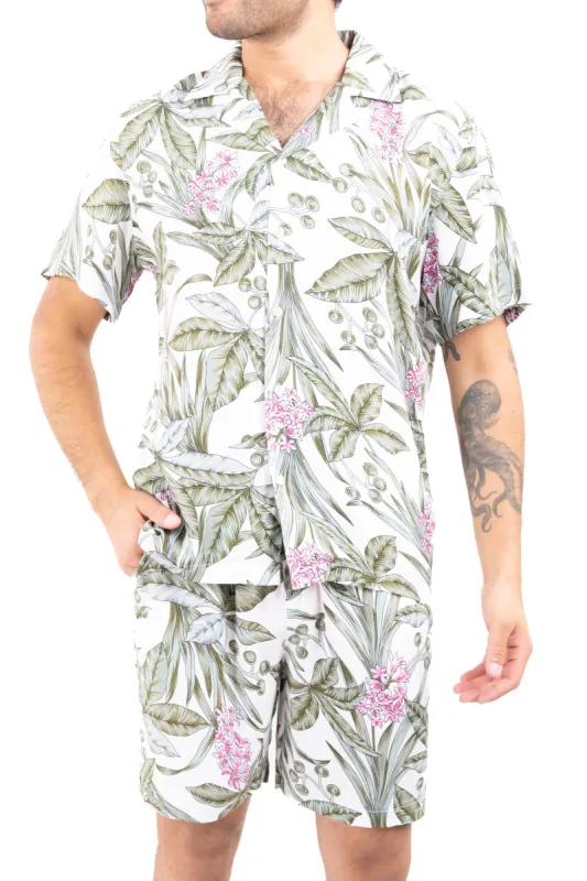 Camisa Resort Flores Tropicales sold by Shasa