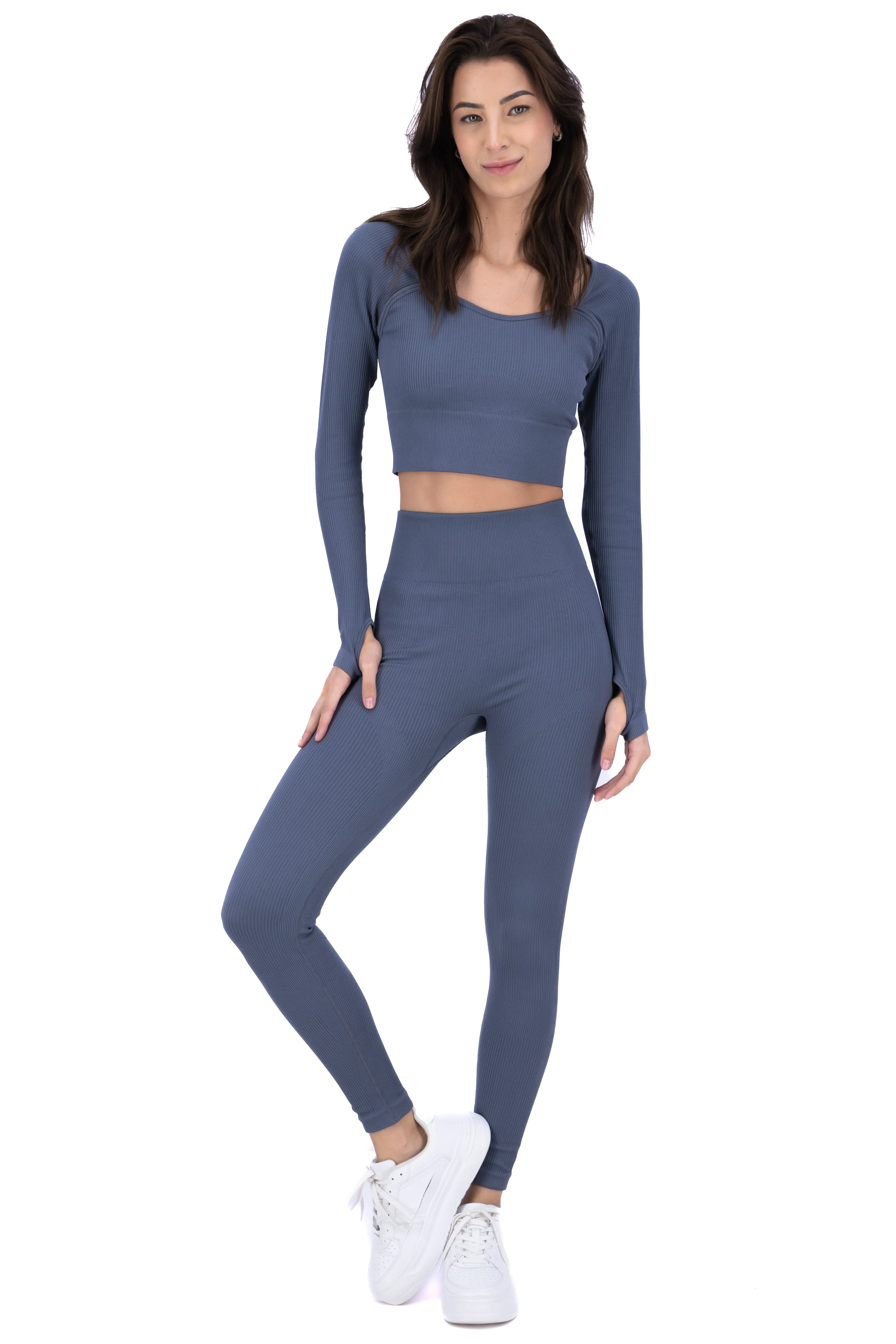 Leggings deportivos acanalado lisos sold by Shasa